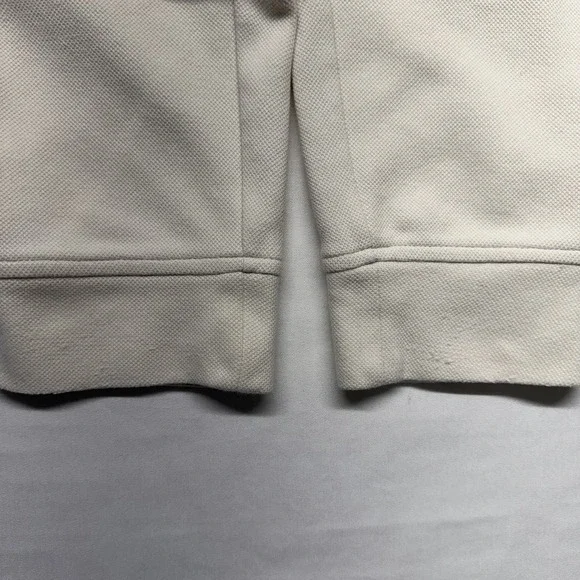 Polo Ralph Lauren Double Knit Jogger Pant Mens Medium Cream Pony Logo Athleisure - Picture 6 of 14